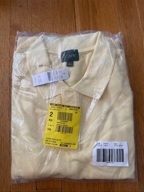 J. Crew Men's Yellow Polo Shirt